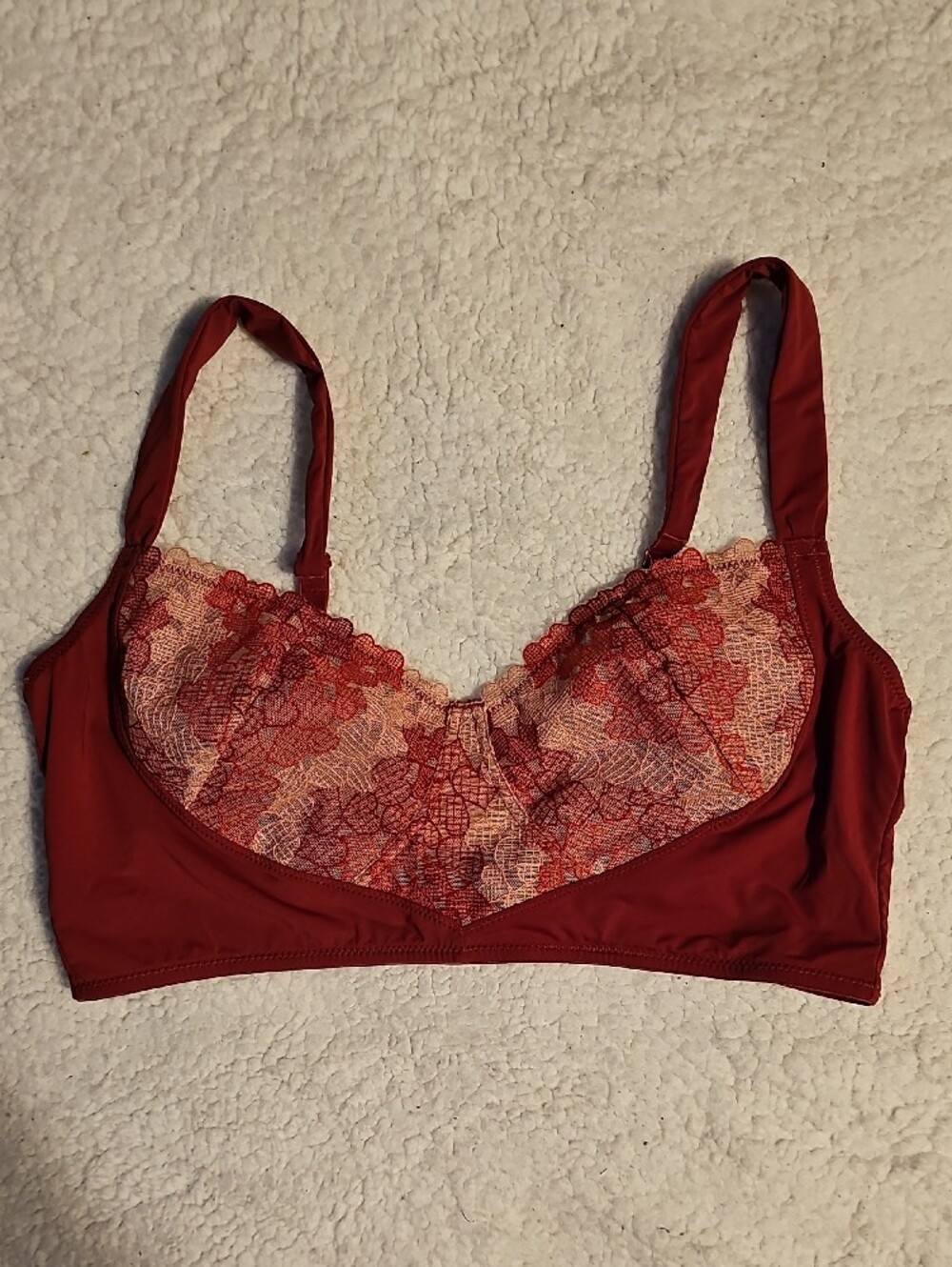 Red Free People Bralette NWOT